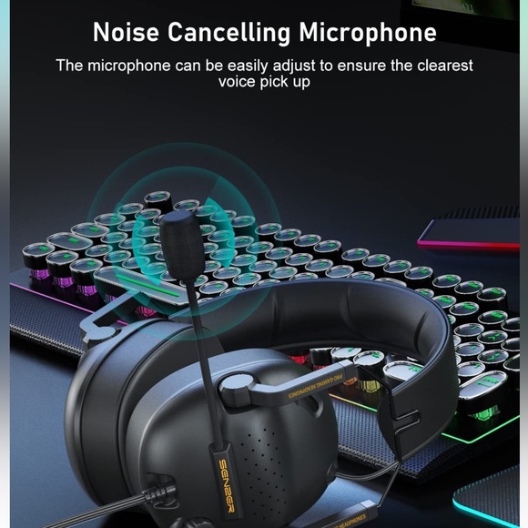 SENZER SG500 Surround Sound Pro Gaming Headset with Noise Cancelling Microphone - Picture 6 of 8